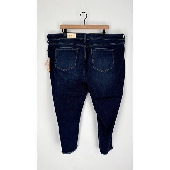 NYDJ Marilyn Ankle Embroidered Denim Jeans Lotus Gardens Womens 24W Petite New - Picture 8 of 15